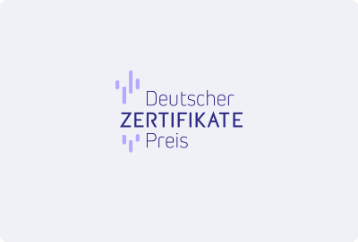 Deutscher Zertifikatepreis Logo Deutscher Zertifikatepreis